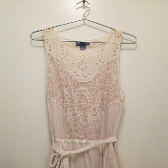 LIL lace midi summer dress bohemian S 4/6 - Picture 3 of 6
